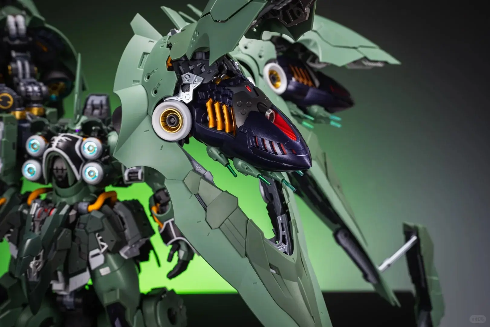 1/100 AXIS MODEL WORKS Kshatriya MGOsirisaerial Dominator Action Figure Luminous Lamp Assembly Collectible Model Gk Figure Gift