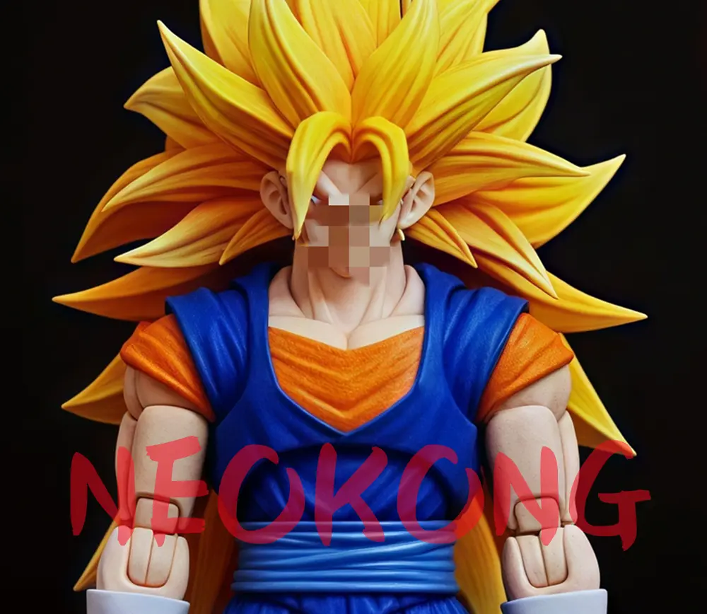 Neokong Studio Dragon Ball Action Figure 3.5 Body Vegeto Goku Ssj3 SHF Vegito Super Saiyan 3 Anime Figurine Toy Model Custom Toy