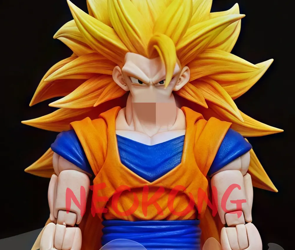 Neokong Studio Dragon Ball Action Figure 3.5 Body Vegeto Goku Ssj3 SHF Vegito Super Saiyan 3 Anime Figurine Toy Model Custom Toy