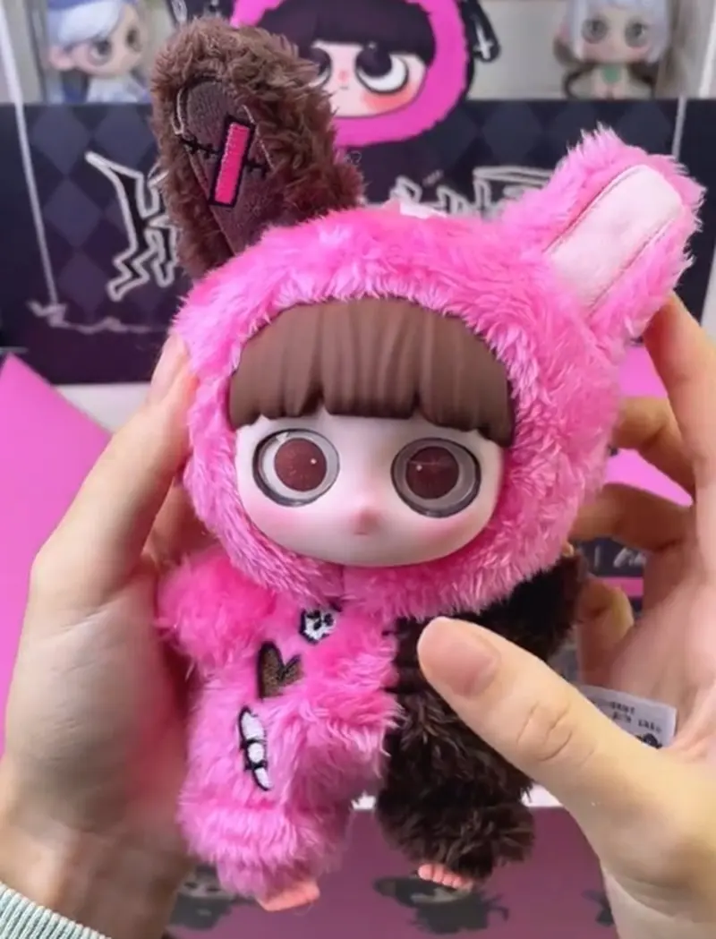Kiki Little Key Authentic Gothic Style Night Elf Plush Blind Box Pendant Trendy Collectible Toy for Girls Birthday Gift