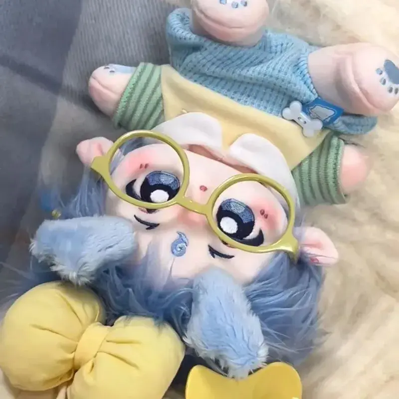 Nezha2 Ao Bing Stuffed 20cm Cotton Doll with Skeleton Plush Toy Chinese Fairy Tale Characters Adults and Children Collect Gifts