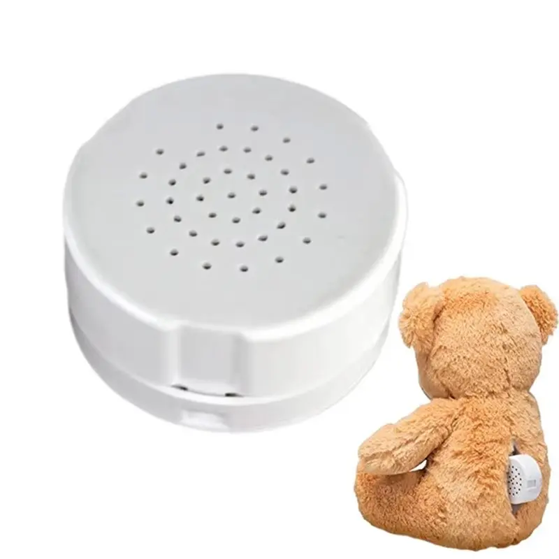 Durable-60 Seconds Stuffed Bear Voice Box Voice Recorder Device DIY Custom Message For Stuffed Animal Plush Toy Baby Dolls