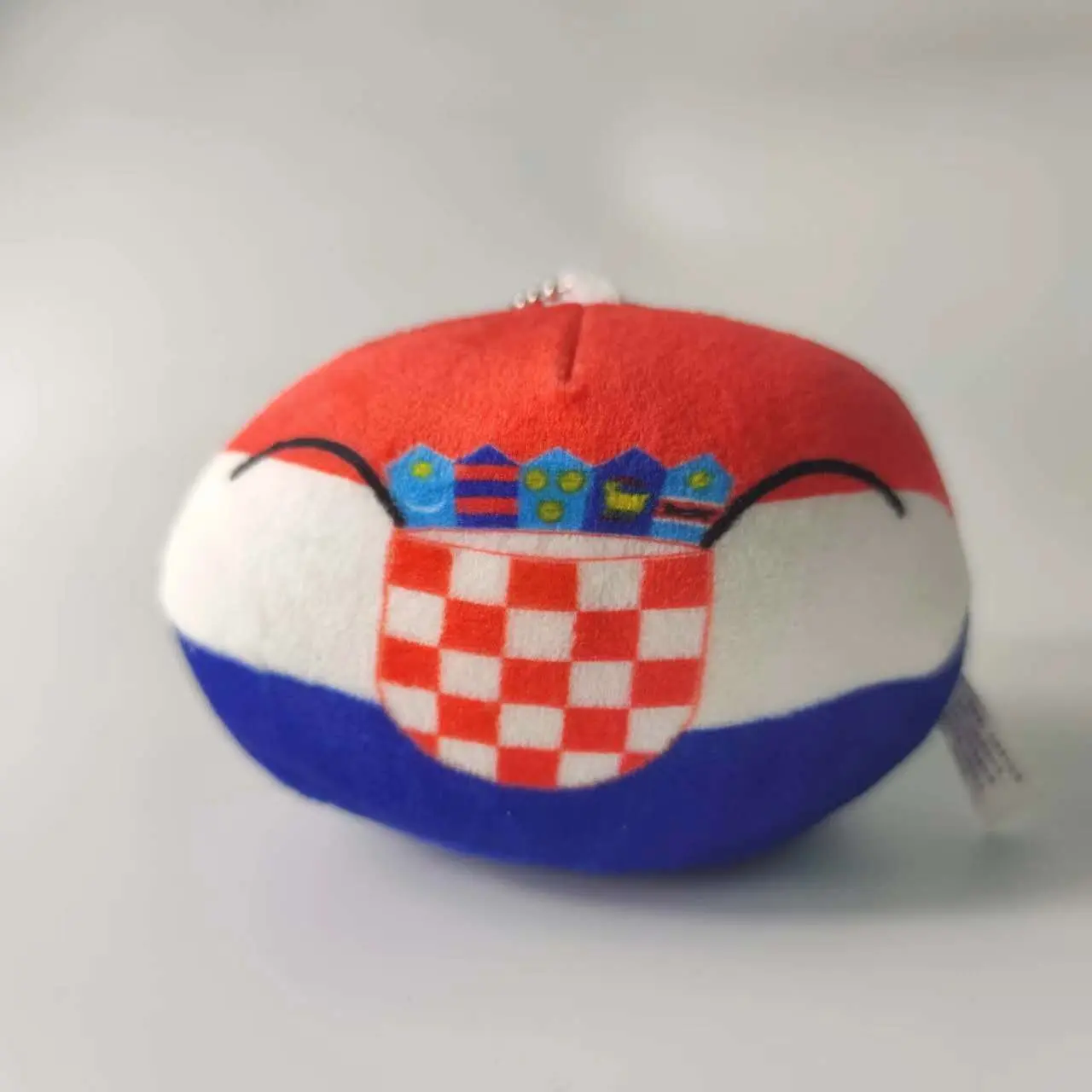 10cm Polandball pendant singapore iran Austria Croatia Luxembourg Pakistan Britain French Countryball Prom props Toy Gift
