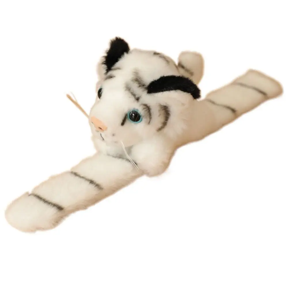 Gift Toy Jungle Animal Stuffed Animal Wristband Panda Tiger Clap Circle Cartoon Slap Bracelet Comfortable Soft Kids Toy