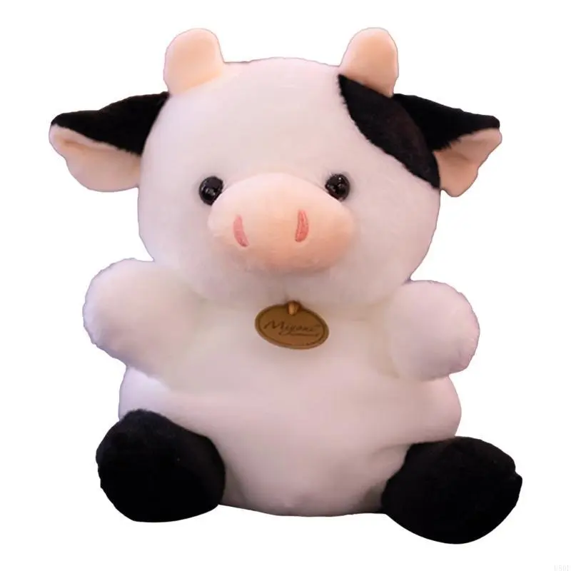 U50F Plush Toy New Year Animals Plush Doll Eye-catching Realistic Home Ornament