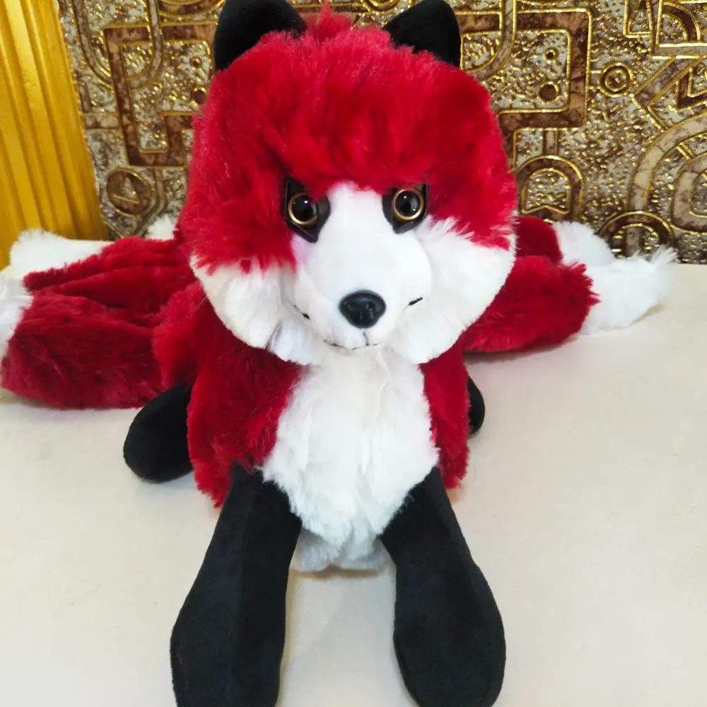 Nine-tailed White Fox Doll Children Stuffed Plush Toy Pillow Cushion Animals Kid Birthday Gift