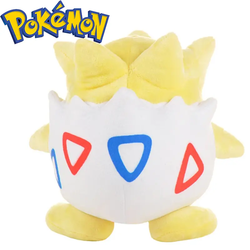 8 Inch Pokemon Cute Togepi Soft Stuffed Toy Animal Kawaii Anime Dolls Throw Pillow Birthday Gift for Kids Home Room Decoration