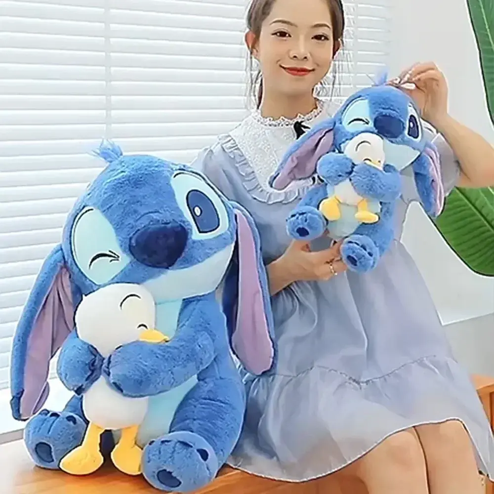 ^NEW 25CM Kawaii Stitched Anime Dolls Cute Cartoon Sofa Pillow Appease Toy Fashion Bedroom Decoration Christmas Gift For Friends