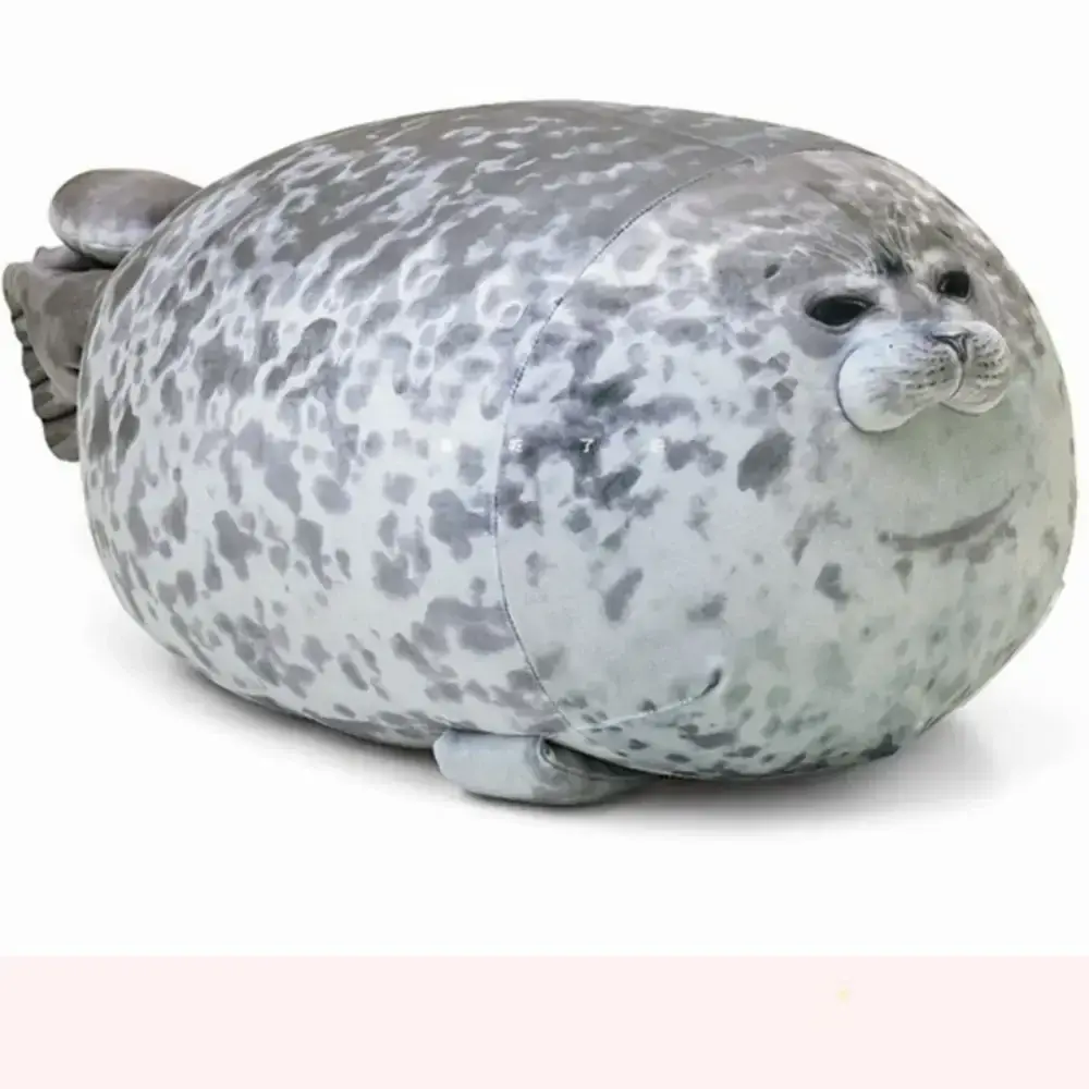 Hot 20-60cm Giant Seal Lifelike Grey Sea Lion Aquatic Animal Soft Stuffed Doll HOT INS Plushie Gift