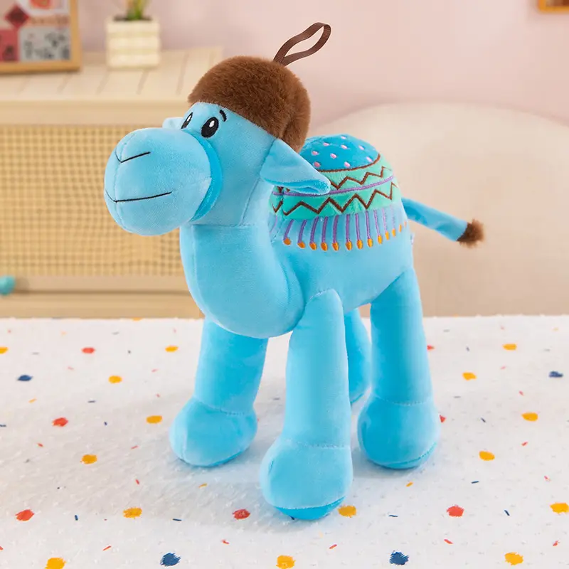Cartoon camel doll cute desert camel doll birthday gift travel commemorative toy
