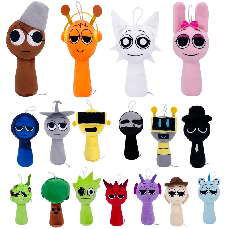 20cm Sprunki Toys Sprunki Plush Toys Sprunki Dolls Singers Oren Wenda Sprunki Plushie Peluches Oren Stuffed Animals