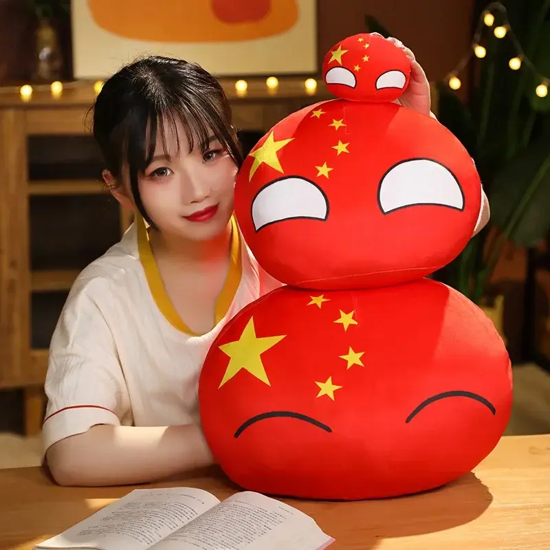 Country Ball Toys Plush Polandball Hand Warmer Pillow Countryball USSR USA FRANCE RUSSIA UK JAPAN GERMANY ITALY Decor