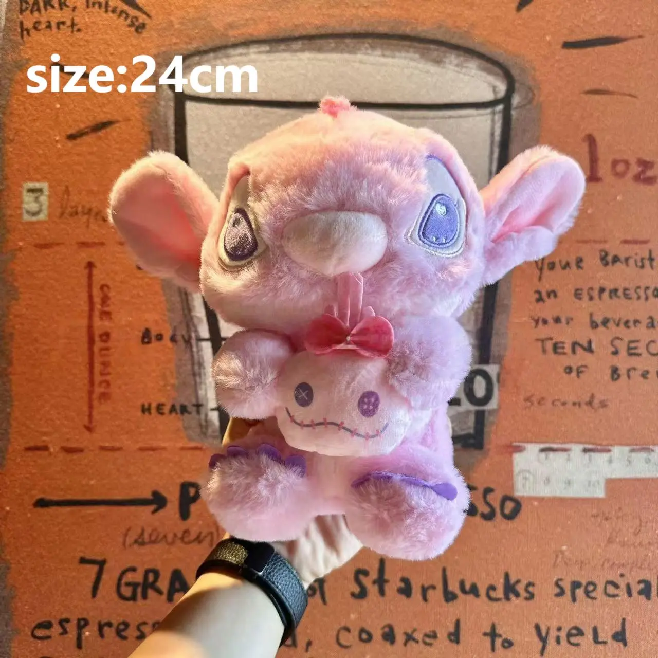 Disney Cartoon Blue Pink Stitch Plush Dolls Anime Toys Lilo and Stitch Plush Stuffed Toys Christmas Gifts Kawaii Decoration Toys