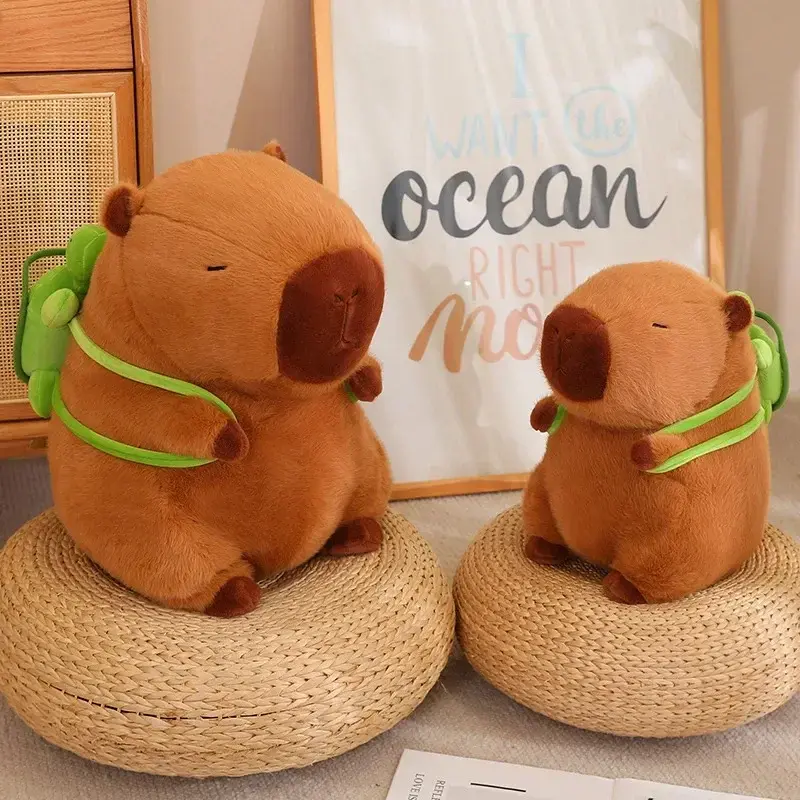 Simulation Fries Capybara Plush Toy Cloth Doll Cute Doll Capibara Anime Fluffty Toy Soft Capybara Plush Doll