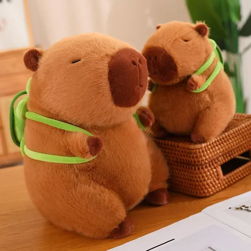 Simulation Fries Capybara Plush Toy Cloth Doll Cute Doll Capibara Anime Fluffty Toy Soft Capybara Plush Doll
