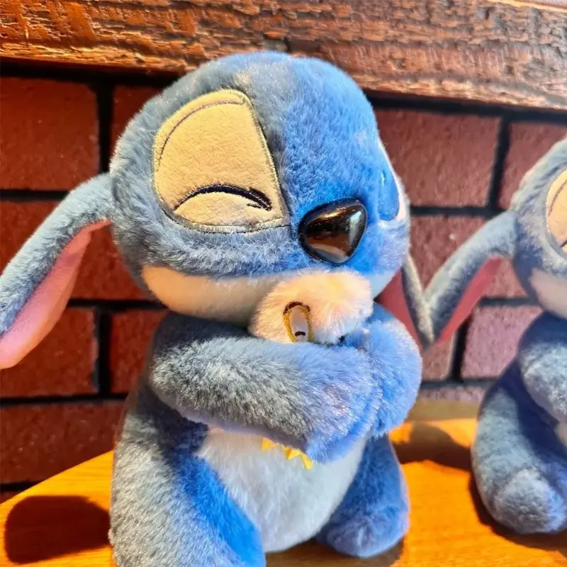 20cm Disney Plush Doll Stitch Lilo Plush Doll Cute Duck Stitch Plush Stuffed Toy Christmas Birthday Gift Kawaii Decoration Toys