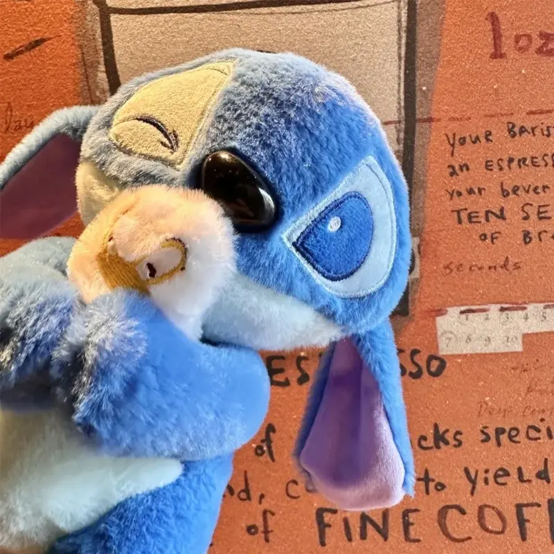 20cm Disney Plush Doll Stitch Lilo Plush Doll Cute Duck Stitch Plush Stuffed Toy Christmas Birthday Gift Kawaii Decoration Toys