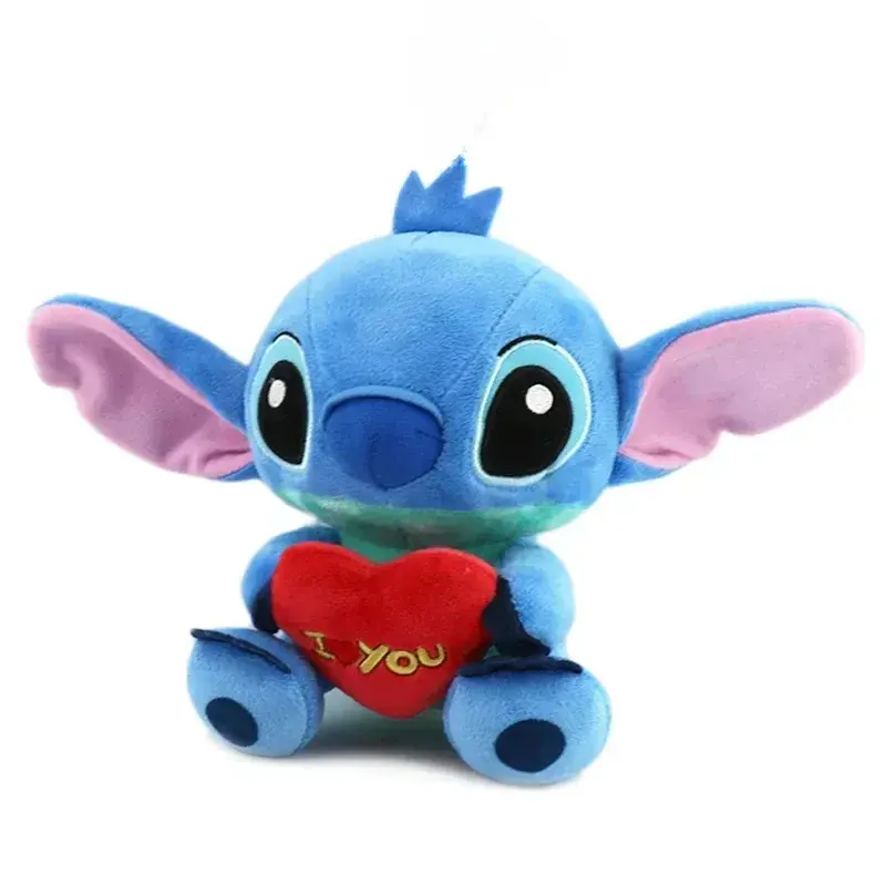 20cm Disney Cartoon Blue Stitch Plush Dolls Anime Toys Pink Lilo and Stitch Stitch Plush Stuffed Toys Boys Girls Birthday Gifts