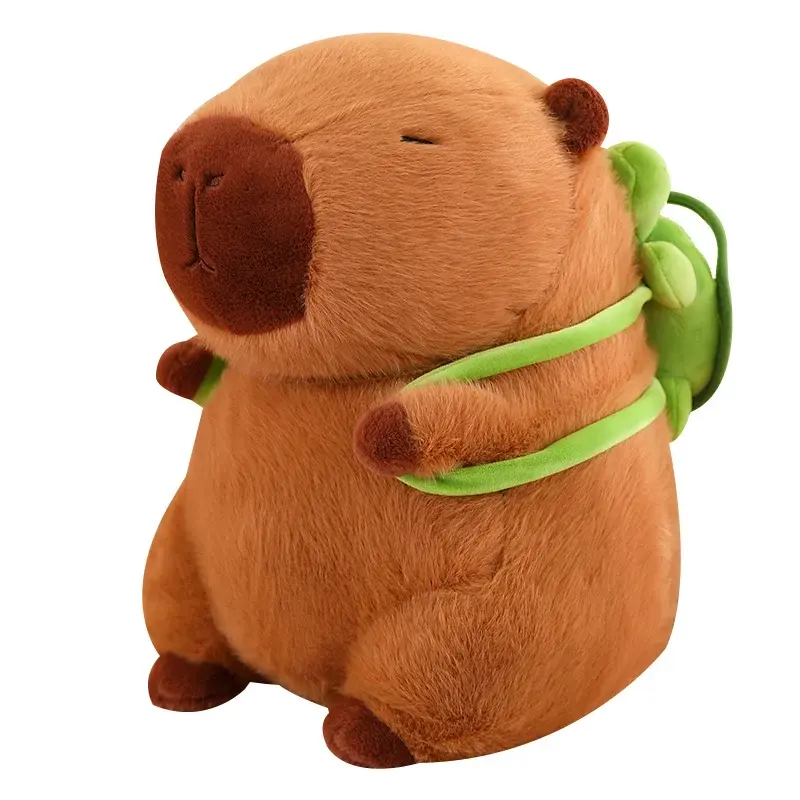 23cm/9.05in Cute Capybara Plush Toys Capibara Anime Fluffty Toy Doll Stuffed Animals Perfect Gift For Kids Birthday Party Supply
