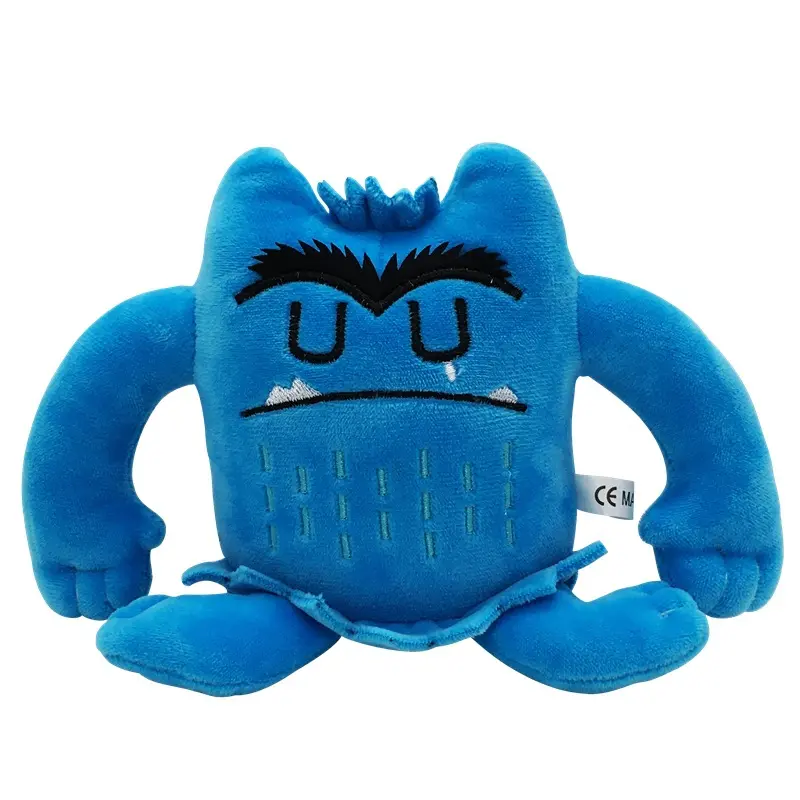 6 Colors The Color Monster Plush Toy Animal Soft Stuffed Dolls For Kids 1pcs/pack