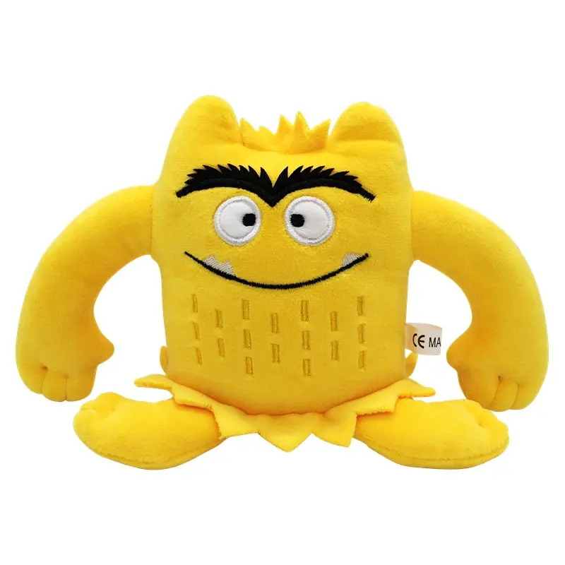 6 Colors The Color Monster Plush Toy Animal Soft Stuffed Dolls For Kids 1pcs/pack