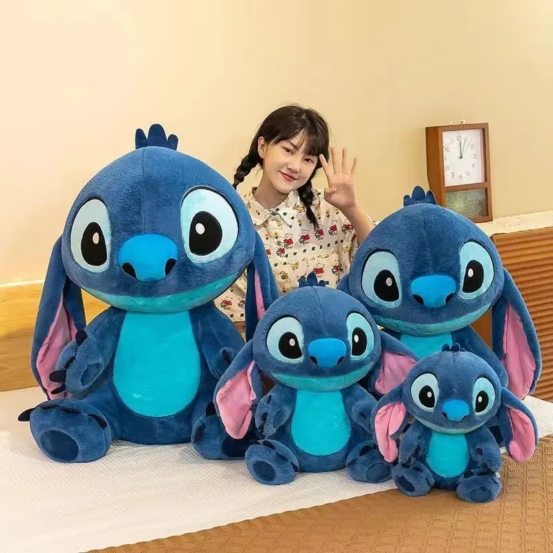 Disney Plush Doll Stitch Lilo Doll Cute Duck Stitch Plush Stuffed Toy Christmas Children's Birthday Gift Kawaii Decoration Toys