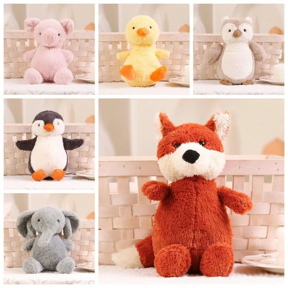 Home Decoration Owl Penguin Soft Pillow Soft Duck Pig Plush Toy Animal Cartoon Elephant Stuffed Dolls Kids Toys