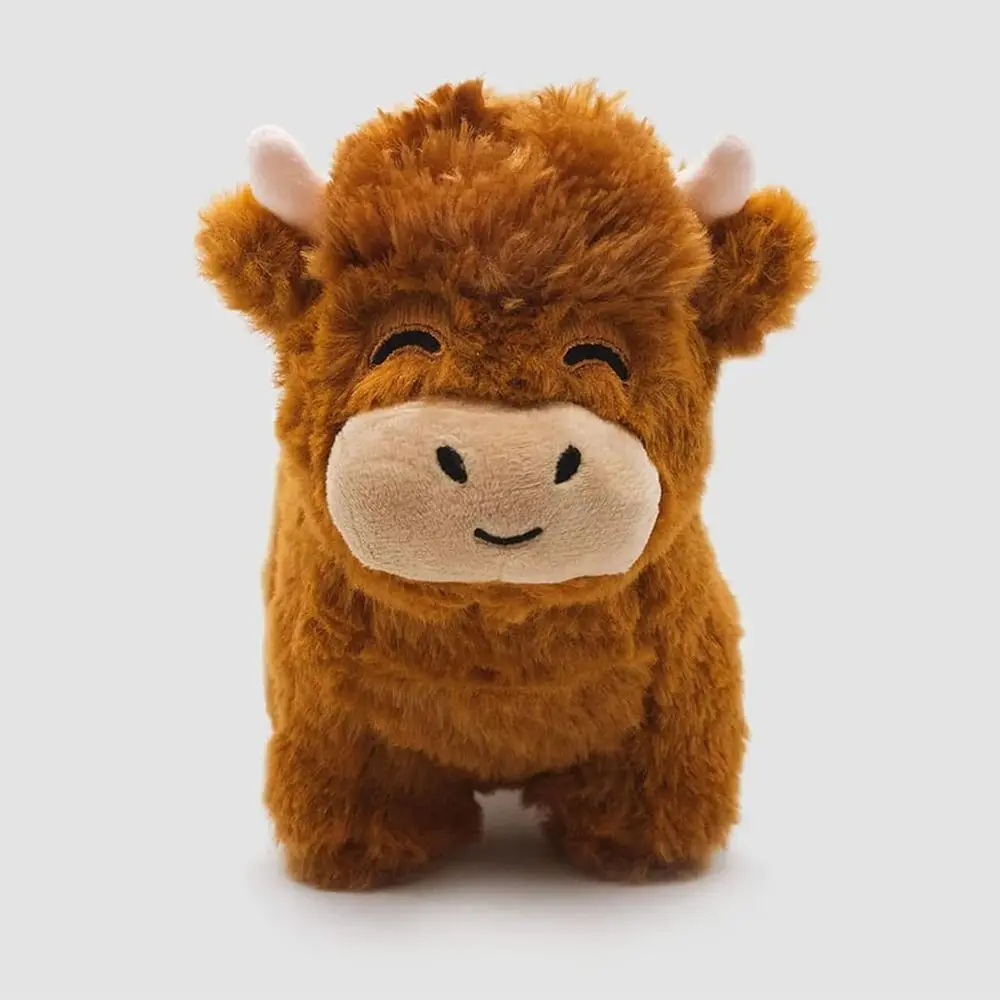 Cute Fluffy Bull Highland Cow Legend Plushie Realistic Plush Toy Fluffy Highland Cow Soft Toy Stuffed Animal Doll