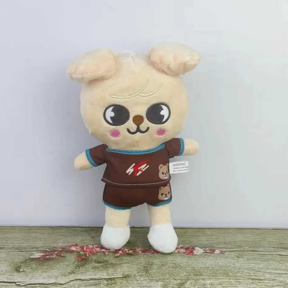 20CM Cartoon Stuffed Animal Plushies Stay Plush Doll Toys Kawaii JYP Adults KZ Fans Keychain Pendant Kid Gift