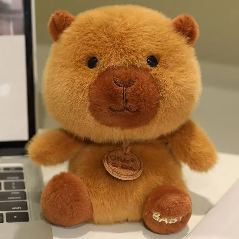 Cute Sitting Animals Red Panda Fox Sloth Cat Soft Plush Dolls Stuffed Capybara Pig Plushie Baby Toys Gifts For Children