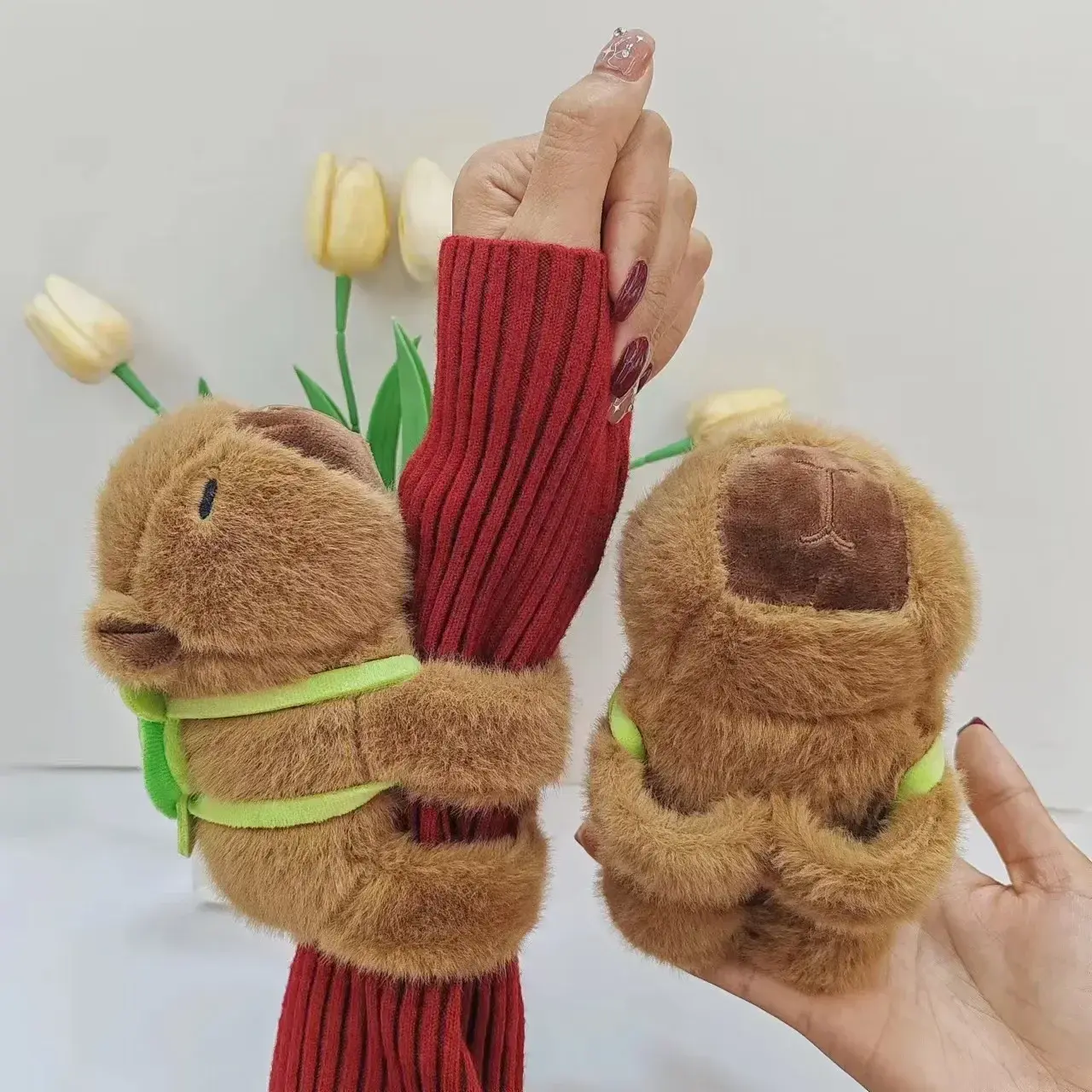 Capybara Plush Simulation Capibara Anime Fluffty Toy Cute Doll Stuffed Animals Soft Doll Plush Christmas Thanksgiving Gift