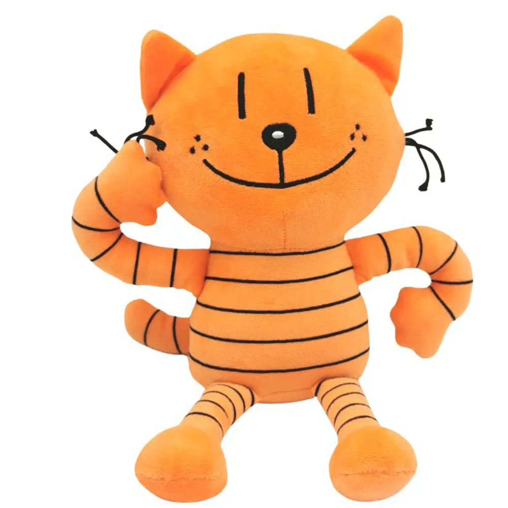 Dog Man Plush Toy Anime Petey Cat Puppy Stuffed Animal Cartoon Plushies Figures Pillow Birthday Gift