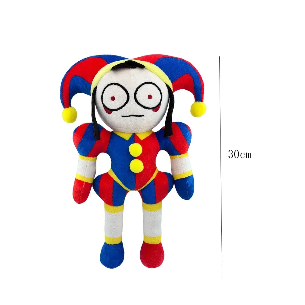 New Digital Circus Plush Toy Anime Cute Cartoon Clown Soft Fill Doll Fun Girl Birthday Christmas Valentine's Day Doll Gift
