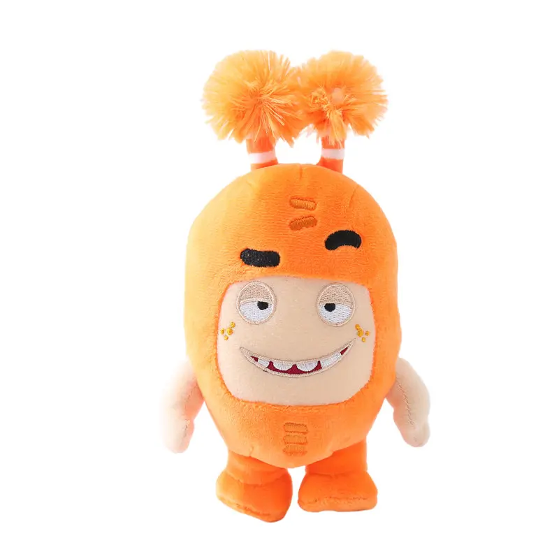 8pcs/Lot Oddbods Cartoon 18CM Fuse Jeff Newt Odd ZEE Bods Stuffed Plush Toy Doll For Kids Gifts PP Cotton Home Decoration