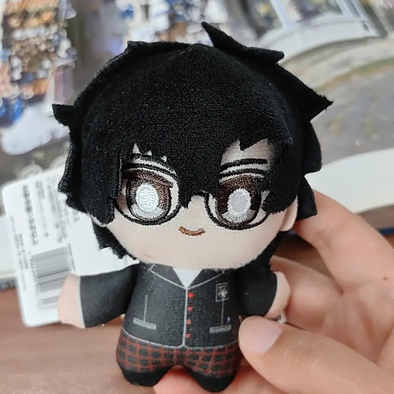 P5R Plush Toys Joker Shiomi Kotone Yuuki Makoto Cosplay Anime Plushie Pendant Cute Keychain Backpack Pendant Kids Birthday Gifts