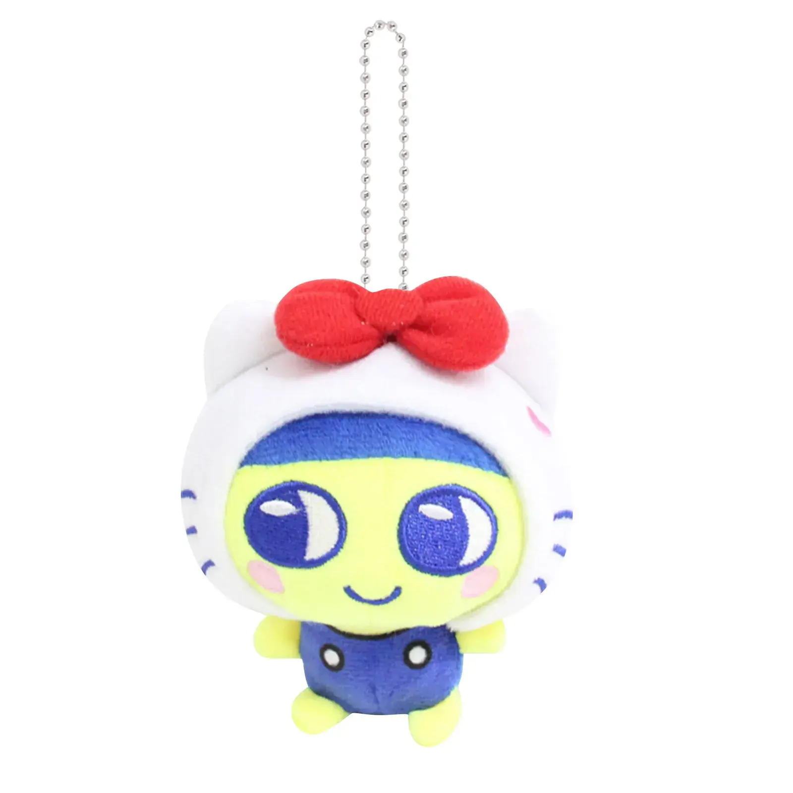 10CM Tamagotchi Anime Mametchi Plush Doll Keychain Kawaii Mimitchi Bag Doll Pendant Kuchipachi Cartoon Doll Cute Girly Heart Gif