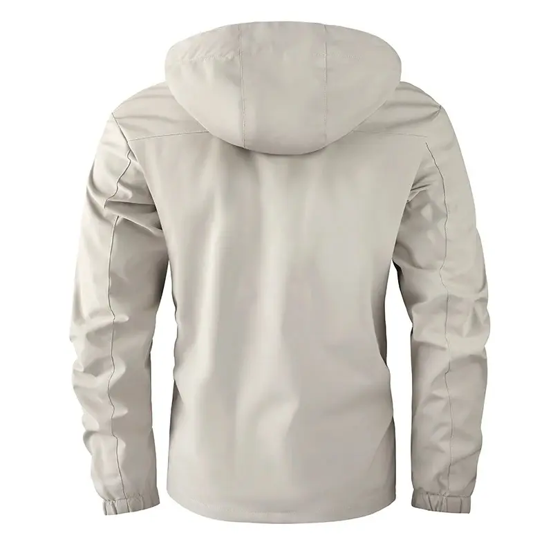 Men's Casual Trend Fashion All-In-One Sports Hoodie Outdoor Camping Trail Climbing Running Windproof Bomber Jacket