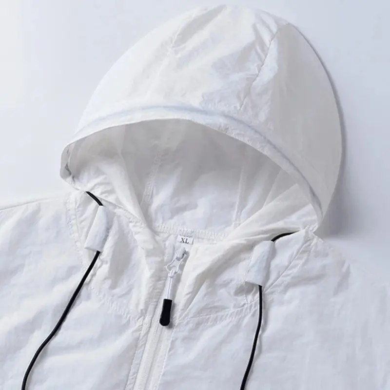 Practical 3 - Piece Set Men's Hooded Sun - Protection Jackets Breathable Material Great for Outdoor Sun  Protection