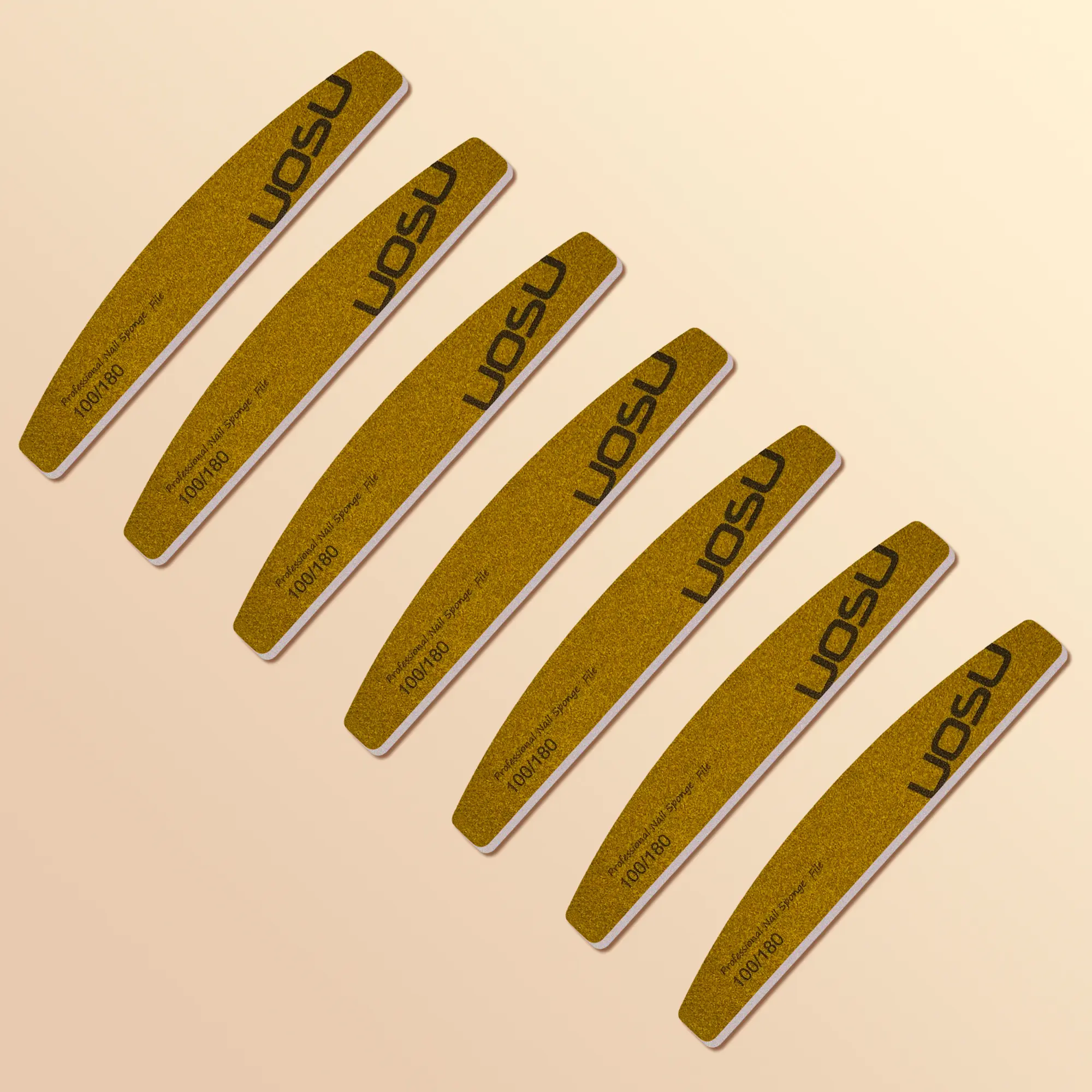 2025 New 15pcs Multicolor Nail Sponge File 100/180 Grit Professional Sanding Tool Perfect For Nails And Artistic Designs
