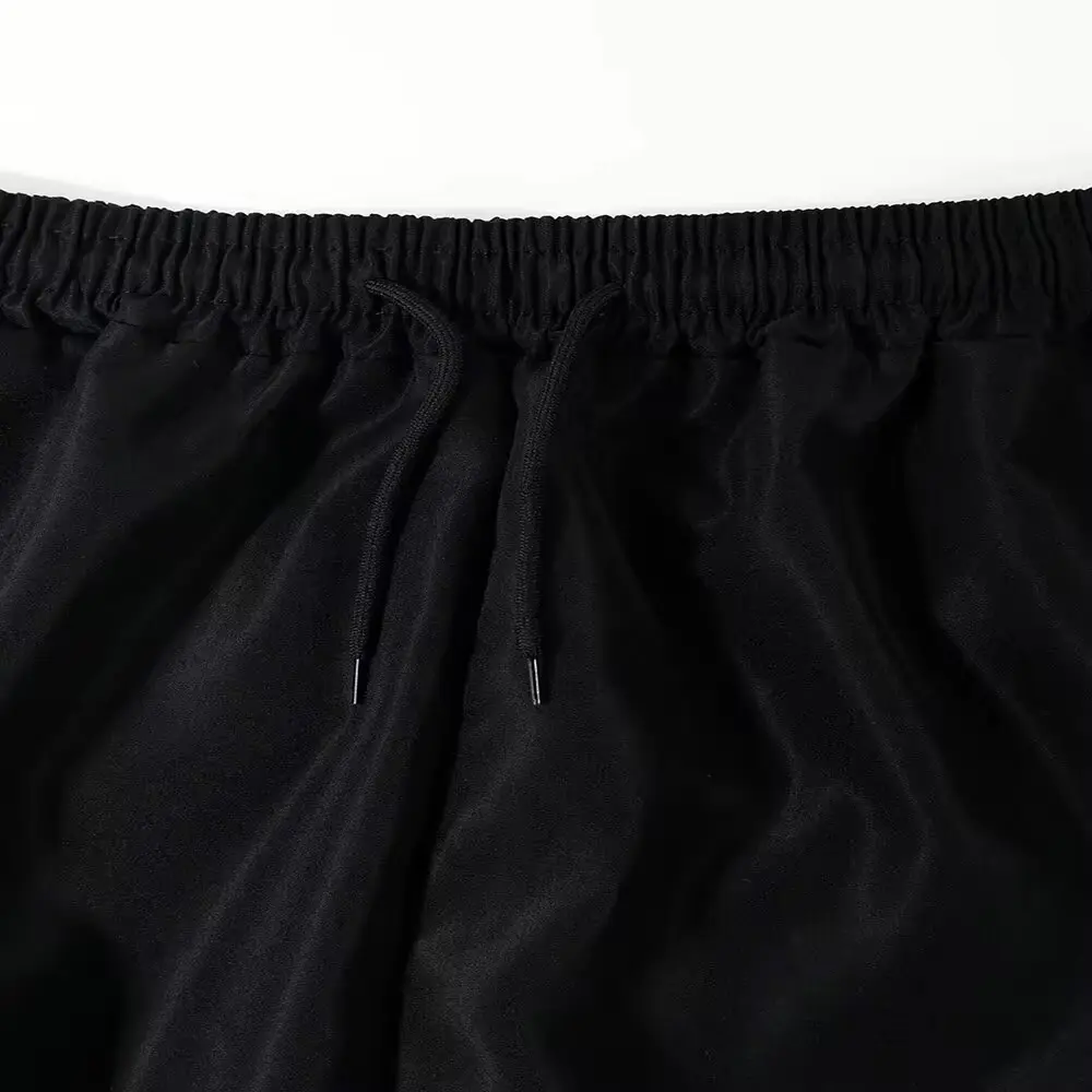 Men's Casual Loose Fit Multi-Pocket Sport Fry Street Jogger Pants Spring And Summer Premier Drawstring Fitness Trousers