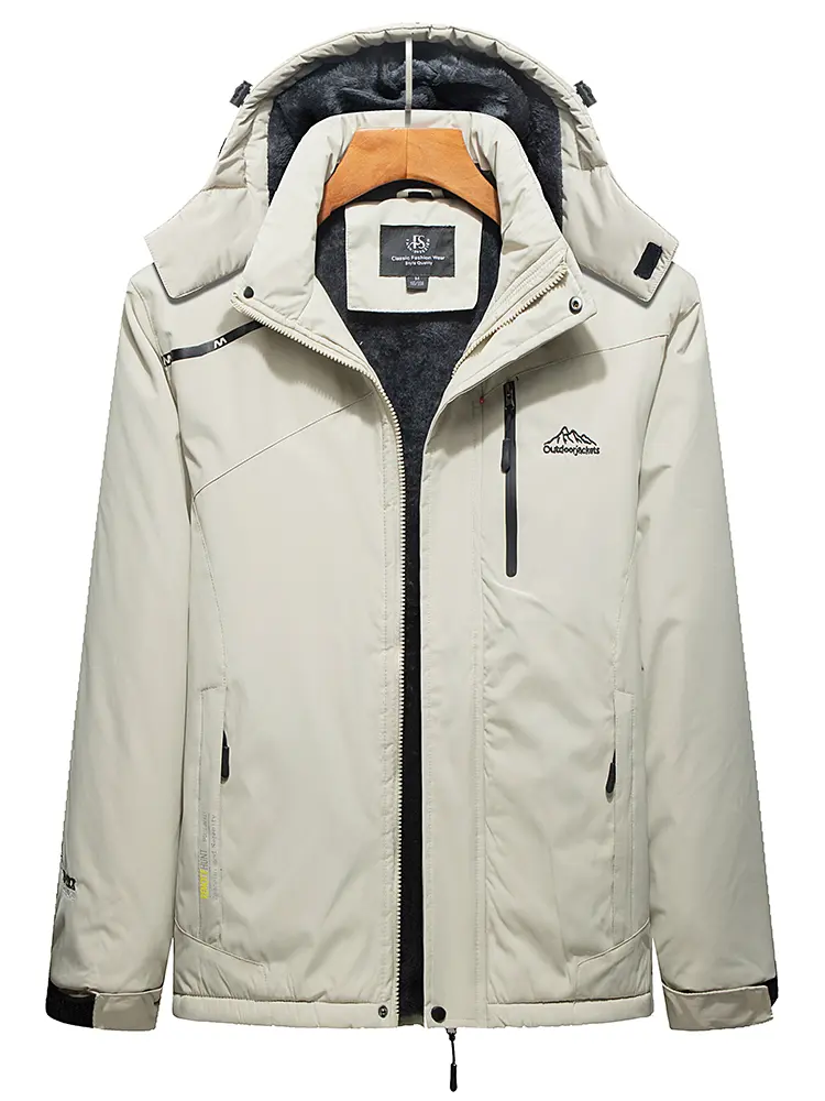 Casual Fashion New Men And Women Warm Couple Cold Windproof Waterproof Skiing Mountaineering Sports Cotton Clothing