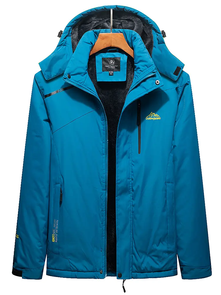 Casual Fashion New Men And Women Warm Couple Cold Windproof Waterproof Skiing Mountaineering Sports Cotton Clothing