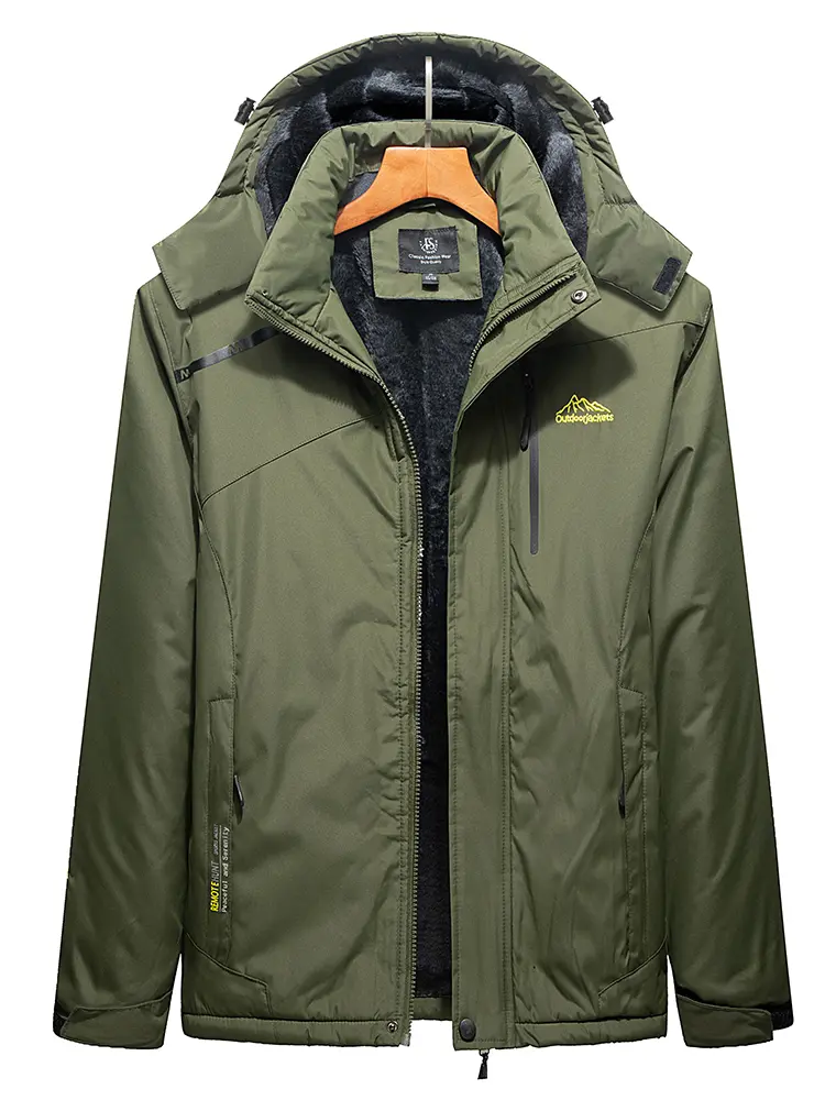 Casual Fashion New Men And Women Warm Couple Cold Windproof Waterproof Skiing Mountaineering Sports Cotton Clothing