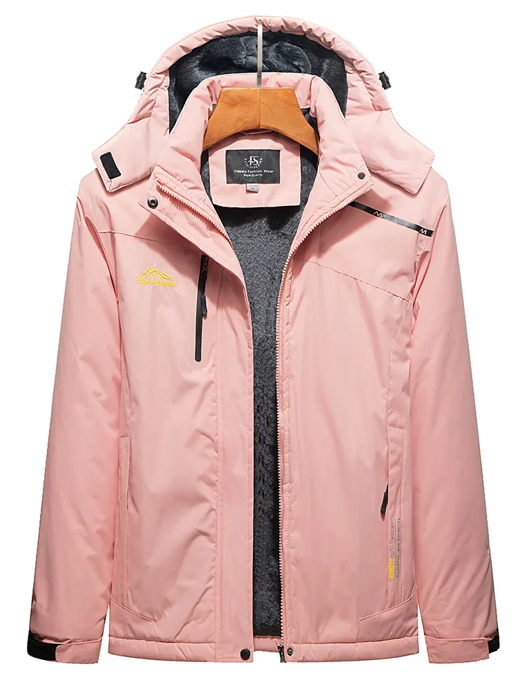 Casual Fashion New Men And Women Warm Couple Cold Windproof Waterproof Skiing Mountaineering Sports Cotton Clothing