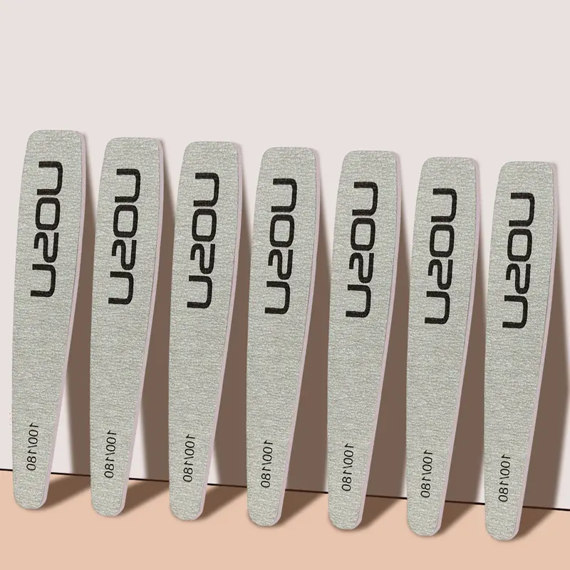 25PCS UOSU Gradient Nail Sponge Files | 100/180 Grit | Professional Set | For Nail Shaping Buffing & Artistic Manicure Designs