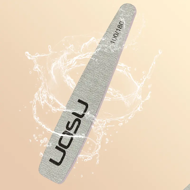 25PCS UOSU Gradient Nail Sponge Files | 100/180 Grit | Professional Set | For Nail Shaping Buffing & Artistic Manicure Designs