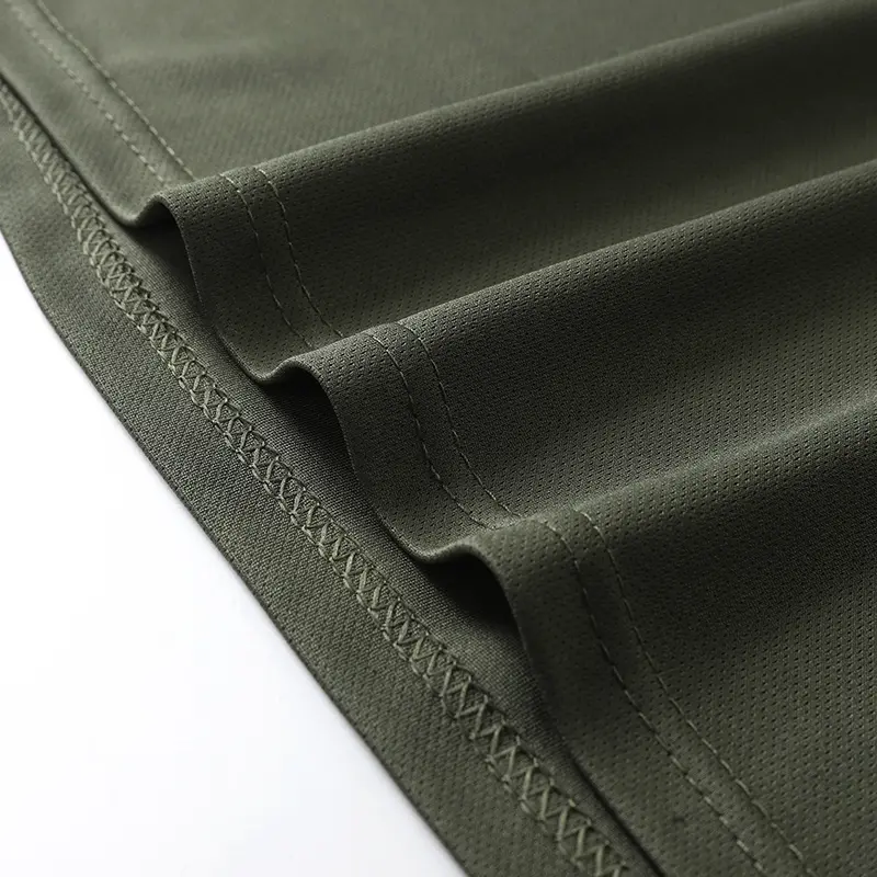 Summer New Ice Silk Quick Dry Men's Undershirt Round Neck Sports Leisure Breathable T-Shirt Loose Solid Color Fitness Clothing