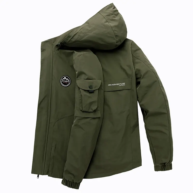 Men's Technical Casual Jacket Windproof Black Green Military Bomber Jacket 2022 Load Oversize 6XL 7XL 8XL