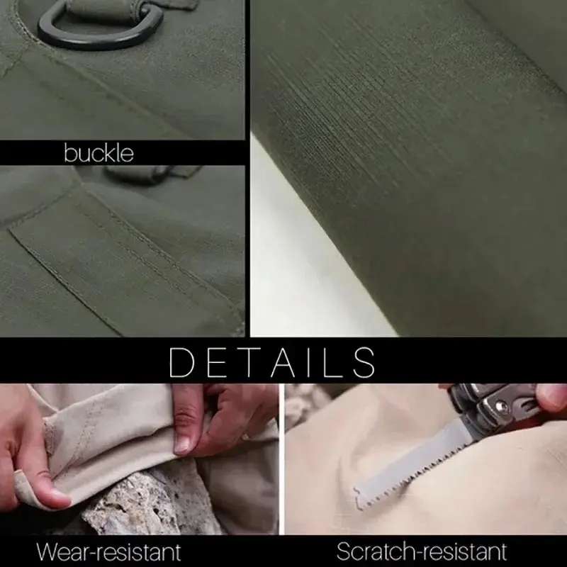 Men's Golden City Tactical Outdoor Hiking Camouflage Military Multi-Pocket Overalls Outdoor Jogging Army Tracksuit Pants