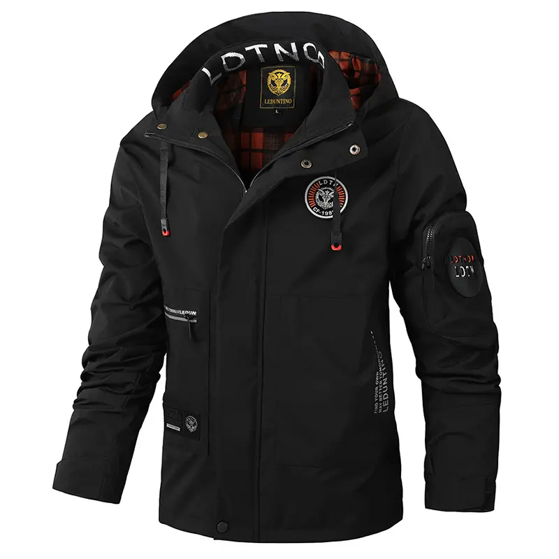 Bomber Jacket Men Fashion Casual Windbreaker Jacket Coat Men 2023 Spring Autumn New Hot Outwear Stand Slim Military Jacket Mens